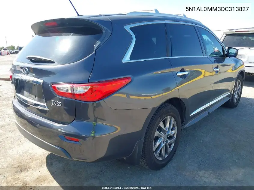2013 Infiniti Jx35 VIN: 5N1AL0MM3DC313827 Lot: 42185244