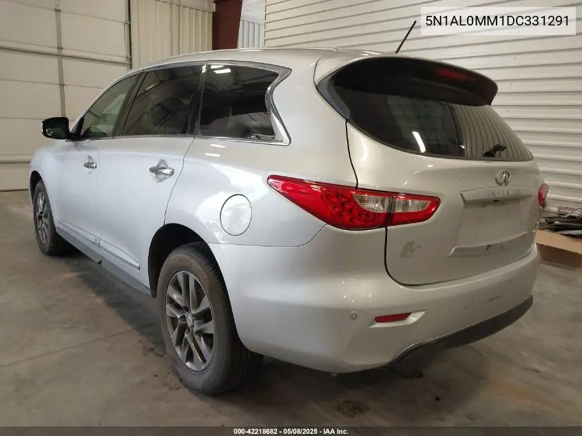 2013 Infiniti Jx35 VIN: 5N1AL0MM1DC331291 Lot: 42218682