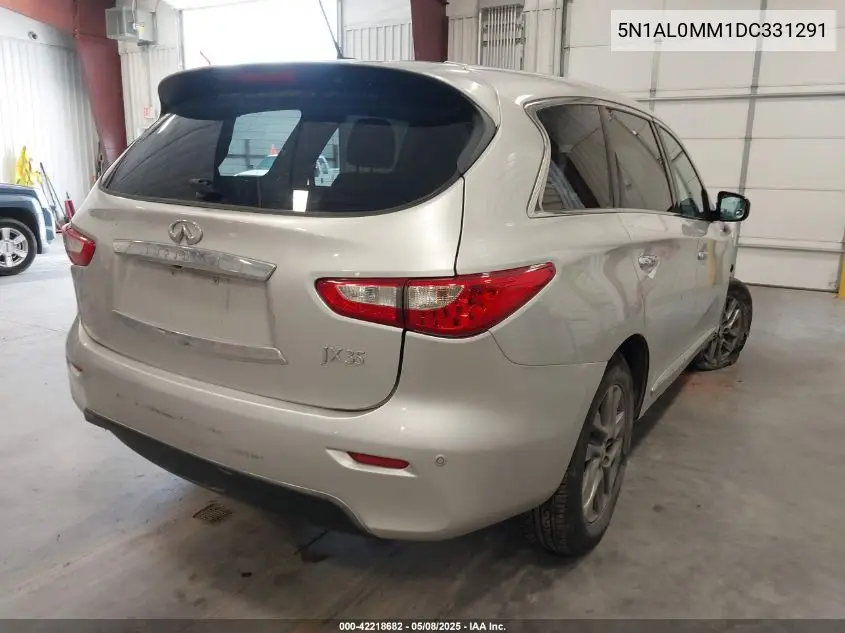 2013 Infiniti Jx35 VIN: 5N1AL0MM1DC331291 Lot: 42218682