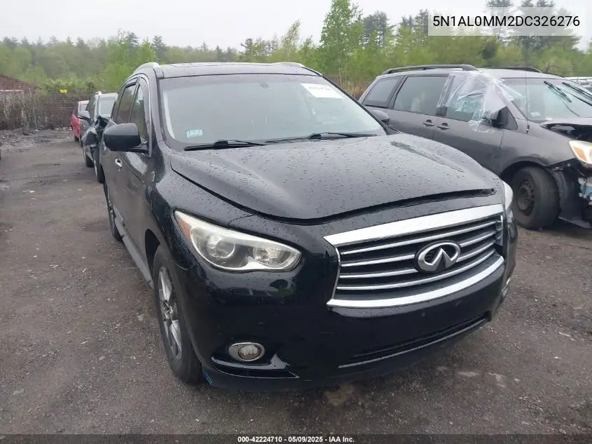 2013 Infiniti Jx35 VIN: 5N1AL0MM2DC326276 Lot: 42224710