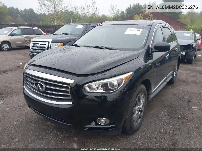 2013 Infiniti Jx35 VIN: 5N1AL0MM2DC326276 Lot: 42224710