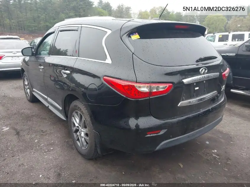 2013 Infiniti Jx35 VIN: 5N1AL0MM2DC326276 Lot: 42224710