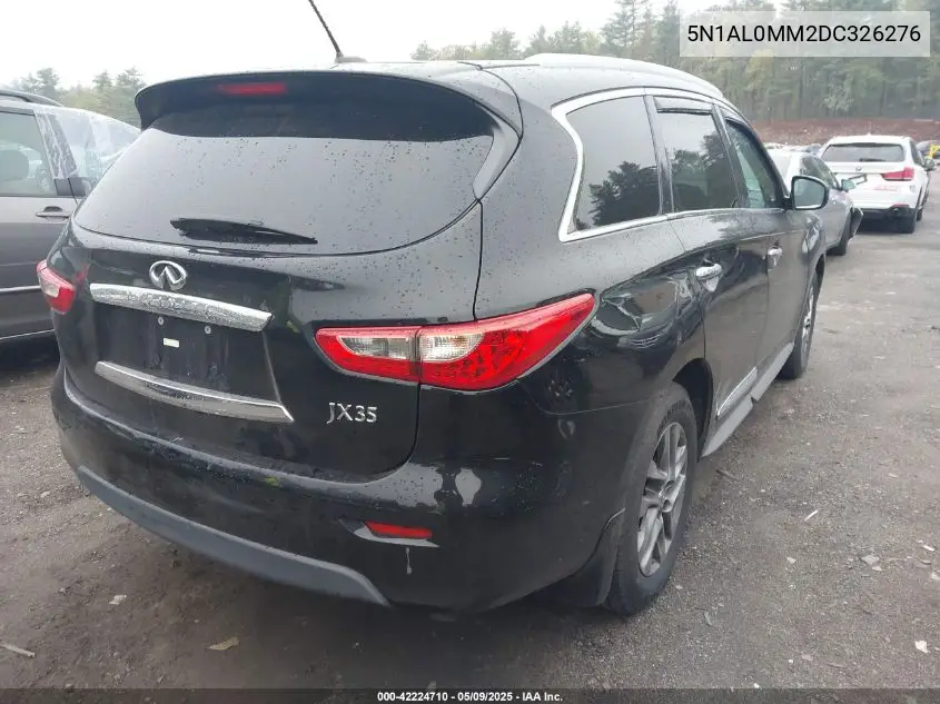 2013 Infiniti Jx35 VIN: 5N1AL0MM2DC326276 Lot: 42224710