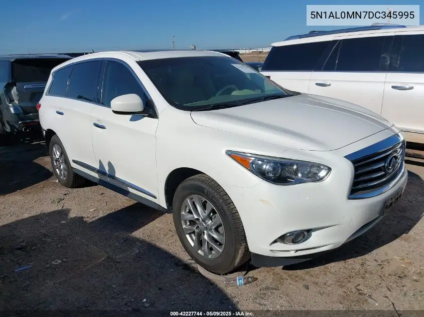 2013 Infiniti Jx35 VIN: 5N1AL0MN7DC345995 Lot: 42227744