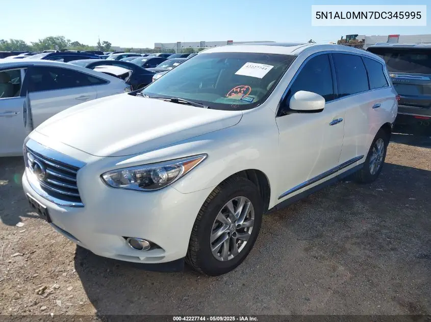 2013 Infiniti Jx35 VIN: 5N1AL0MN7DC345995 Lot: 42227744