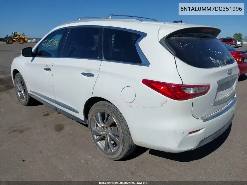 2013 Infiniti Jx35 VIN: 5N1AL0MM7DC351996 Lot: 42231309