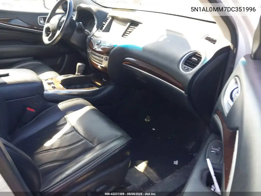 2013 Infiniti Jx35 VIN: 5N1AL0MM7DC351996 Lot: 42231309