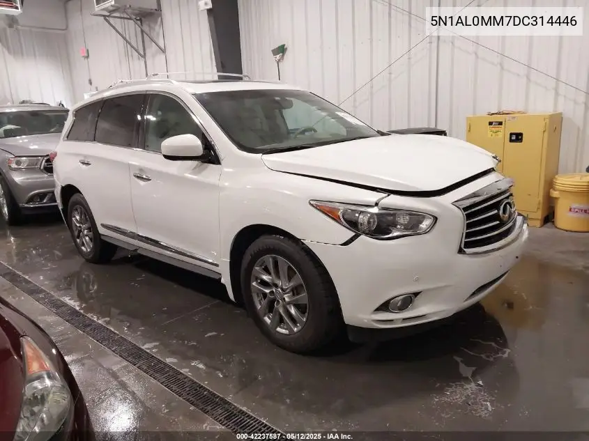 2013 Infiniti Jx35 VIN: 5N1AL0MM7DC314446 Lot: 42237587