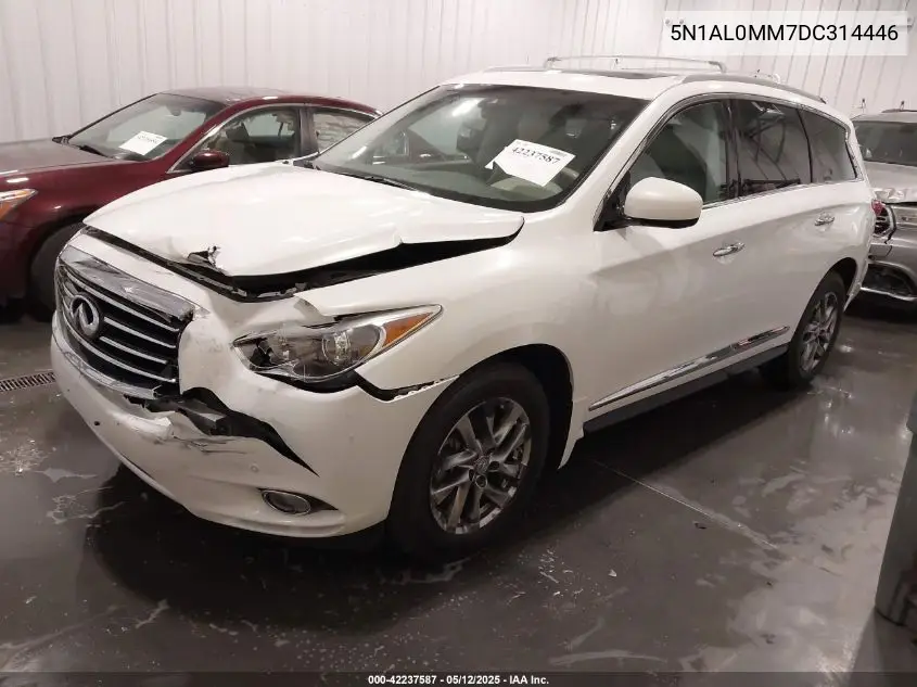 2013 Infiniti Jx35 VIN: 5N1AL0MM7DC314446 Lot: 42237587