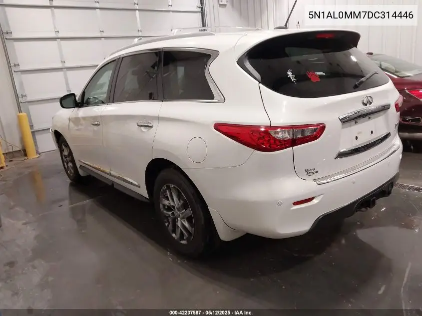 2013 Infiniti Jx35 VIN: 5N1AL0MM7DC314446 Lot: 42237587