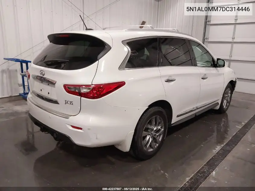 2013 Infiniti Jx35 VIN: 5N1AL0MM7DC314446 Lot: 42237587