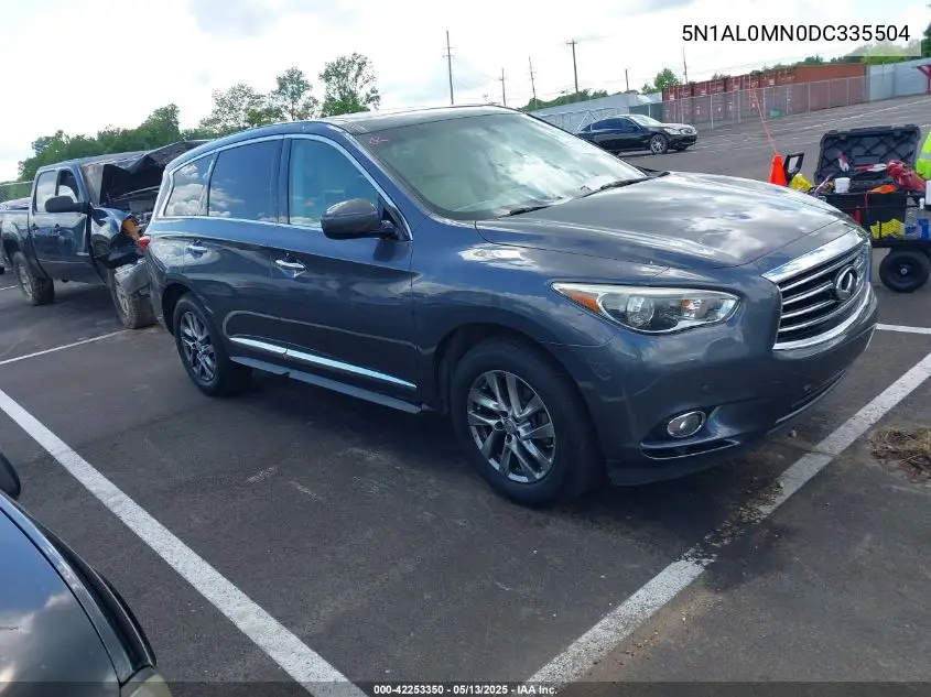 2013 Infiniti Jx35 VIN: 5N1AL0MN0DC335504 Lot: 42253350