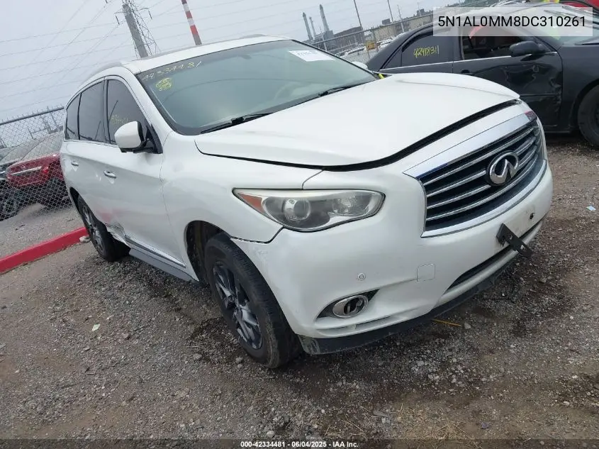 2013 Infiniti Jx35 VIN: 5N1AL0MM8DC310261 Lot: 42334481