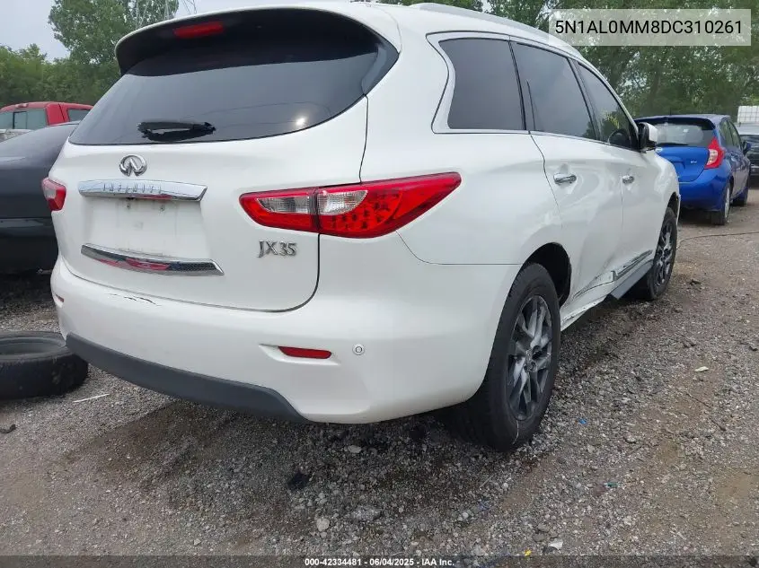 2013 Infiniti Jx35 VIN: 5N1AL0MM8DC310261 Lot: 42334481