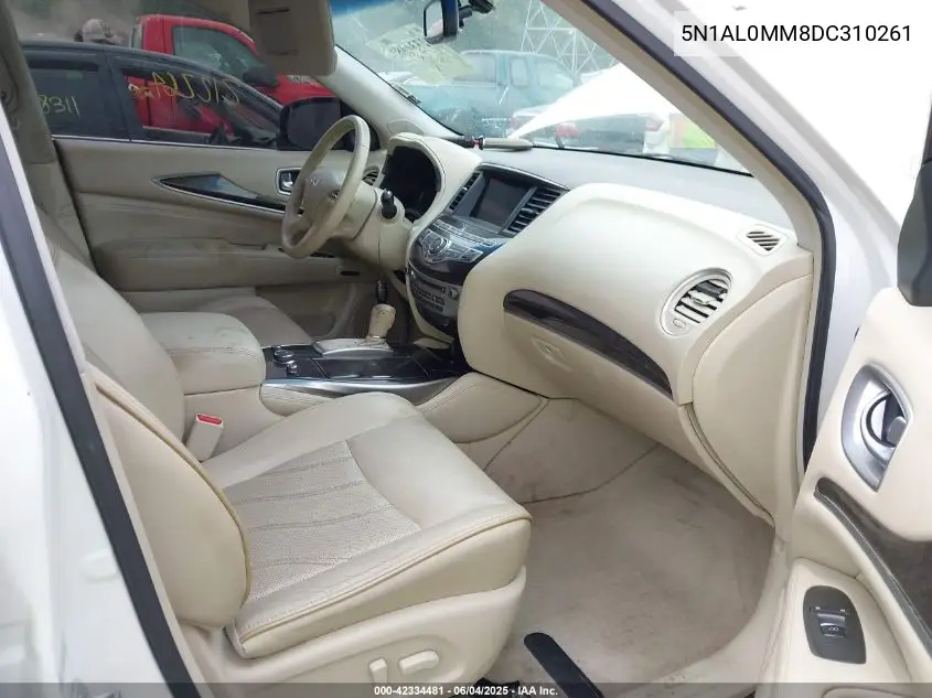 2013 Infiniti Jx35 VIN: 5N1AL0MM8DC310261 Lot: 42334481