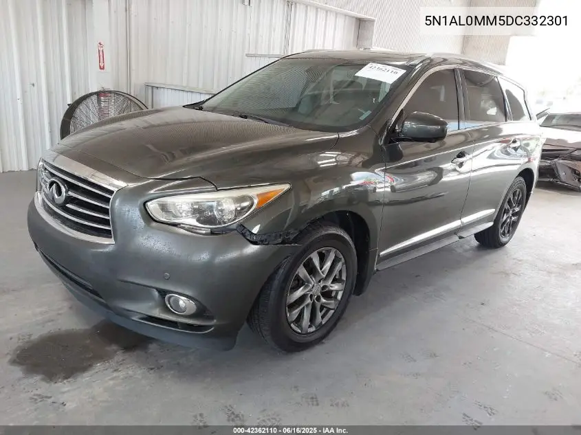 2013 Infiniti Jx35 VIN: 5N1AL0MM5DC332301 Lot: 42362110