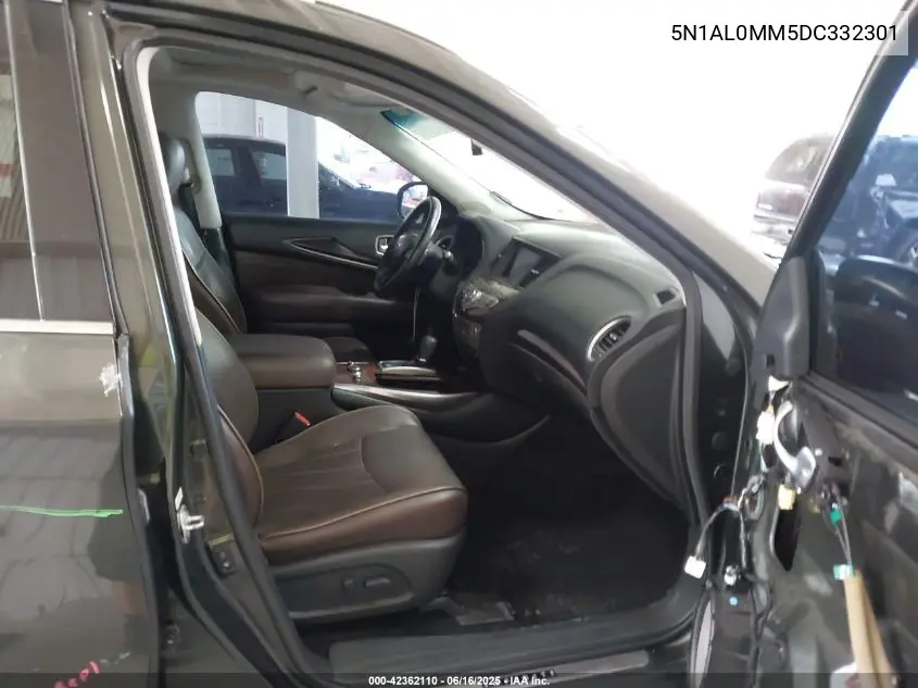 2013 Infiniti Jx35 VIN: 5N1AL0MM5DC332301 Lot: 42362110