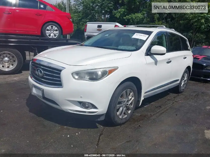 2013 Infiniti Jx35 VIN: 5N1AL0MM8DC330073 Lot: 42366343