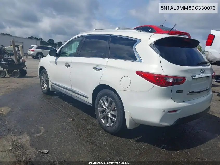 2013 Infiniti Jx35 VIN: 5N1AL0MM8DC330073 Lot: 42366343