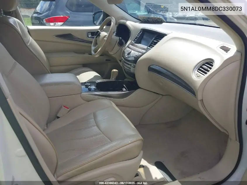 2013 Infiniti Jx35 VIN: 5N1AL0MM8DC330073 Lot: 42366343