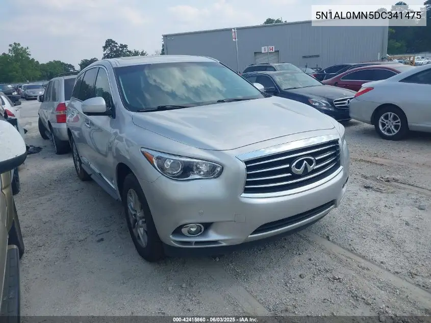2013 Infiniti Jx35 VIN: 5N1AL0MN5DC341475 Lot: 42415860