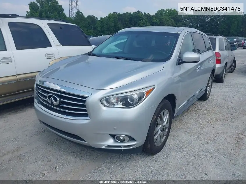 2013 Infiniti Jx35 VIN: 5N1AL0MN5DC341475 Lot: 42415860