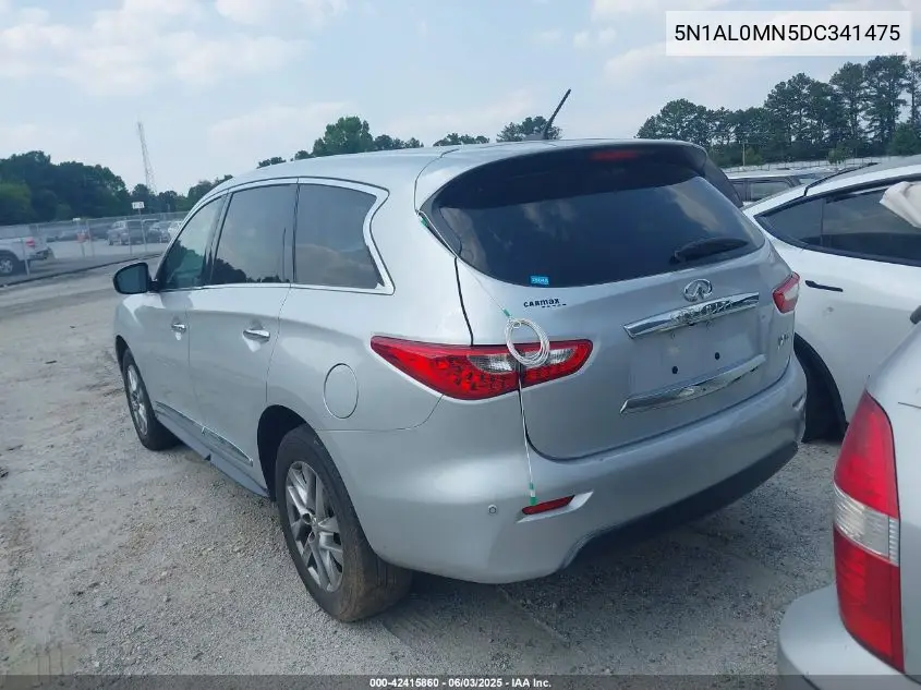 2013 Infiniti Jx35 VIN: 5N1AL0MN5DC341475 Lot: 42415860