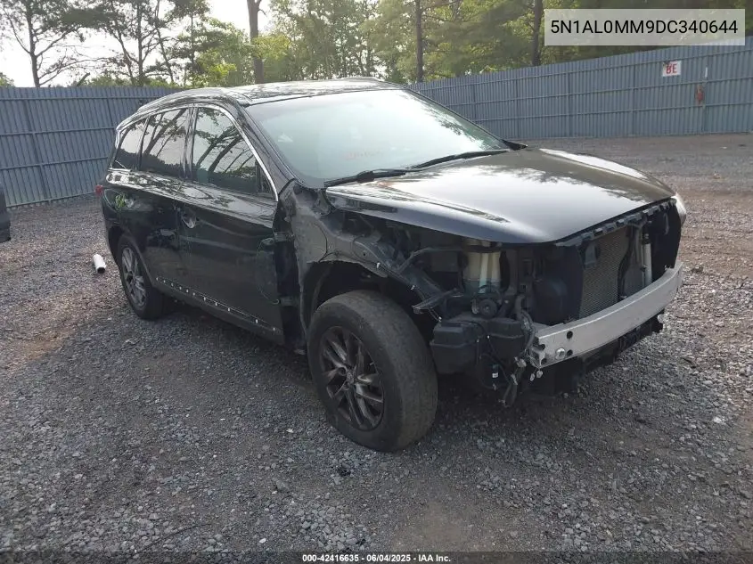 2013 Infiniti Jx35 VIN: 5N1AL0MM9DC340644 Lot: 42416635