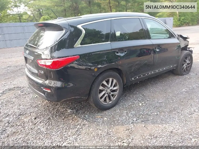 2013 Infiniti Jx35 VIN: 5N1AL0MM9DC340644 Lot: 42416635