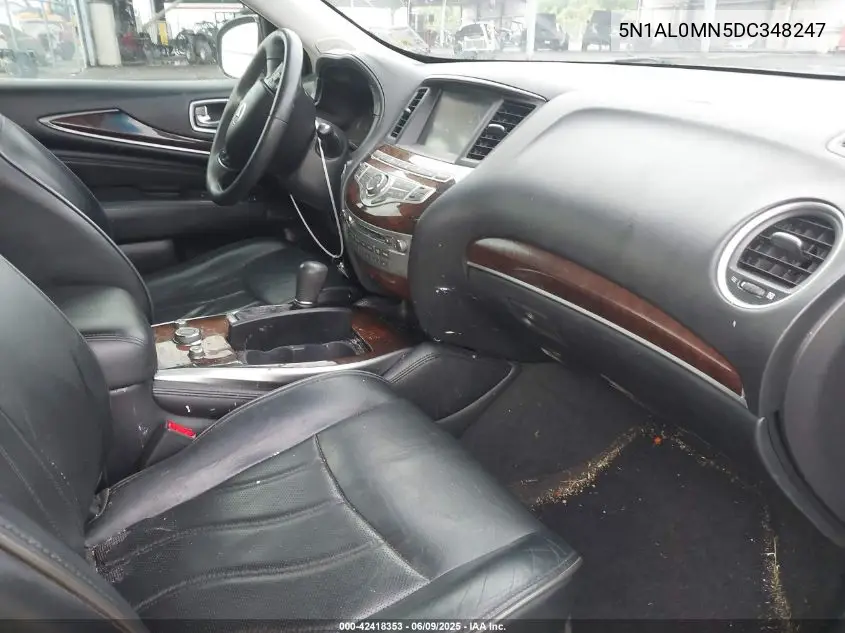 2013 Infiniti Jx35 VIN: 5N1AL0MN5DC348247 Lot: 42418353