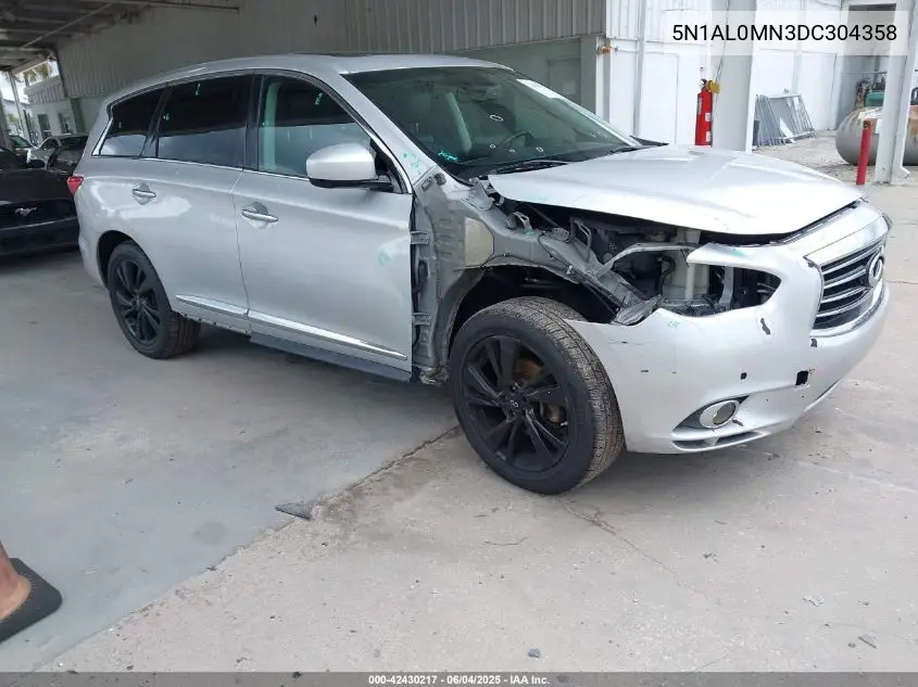 2013 Infiniti Jx35 VIN: 5N1AL0MN3DC304358 Lot: 42430217