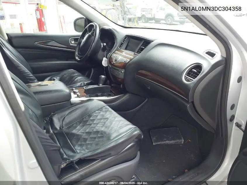 2013 Infiniti Jx35 VIN: 5N1AL0MN3DC304358 Lot: 42430217