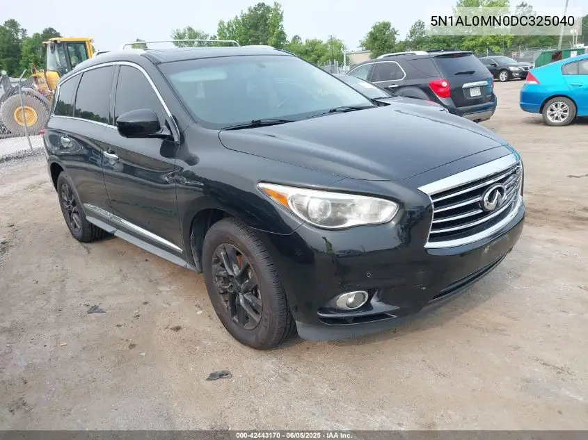 2013 Infiniti Jx35 VIN: 5N1AL0MN0DC325040 Lot: 42443170