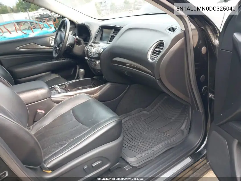 2013 Infiniti Jx35 VIN: 5N1AL0MN0DC325040 Lot: 42443170