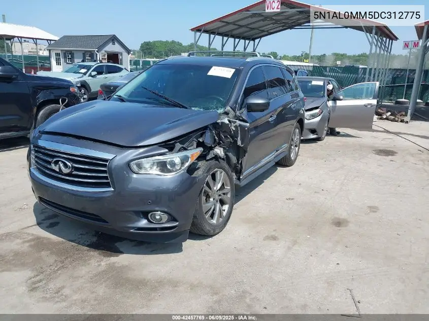 2013 Infiniti Jx35 VIN: 5N1AL0MM5DC312775 Lot: 42457769