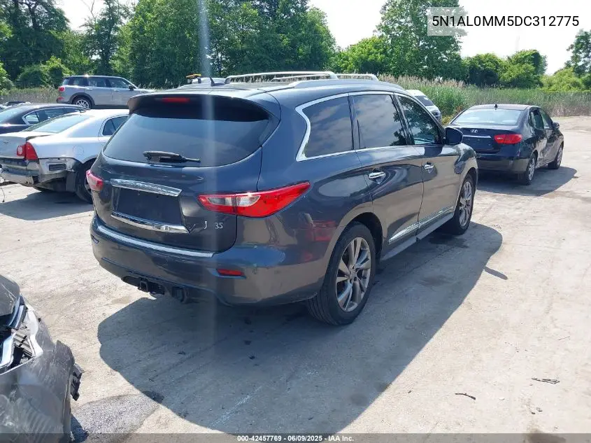 2013 Infiniti Jx35 VIN: 5N1AL0MM5DC312775 Lot: 42457769