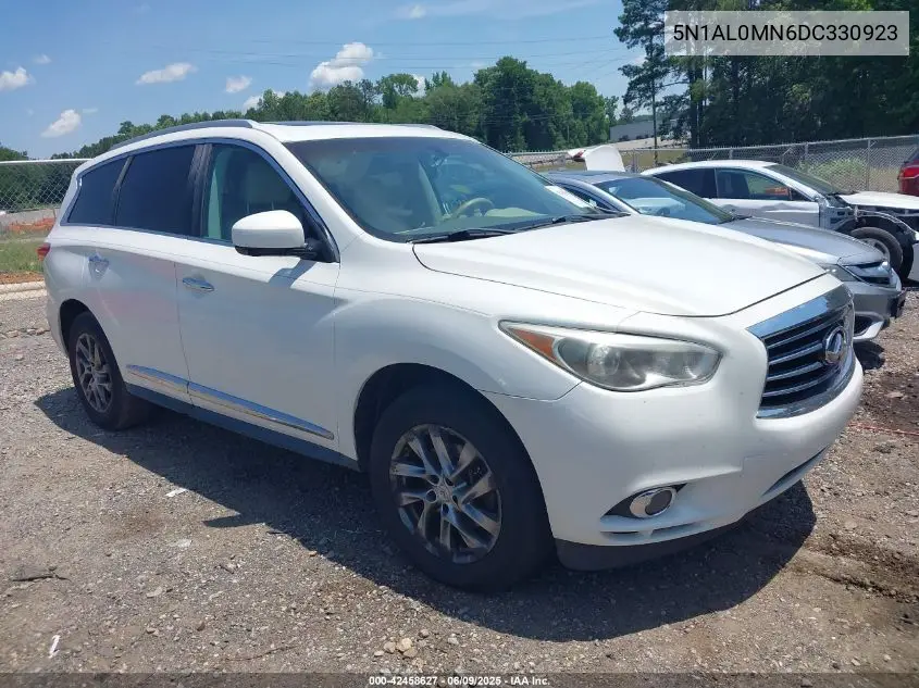 2013 Infiniti Jx35 VIN: 5N1AL0MN6DC330923 Lot: 42458627