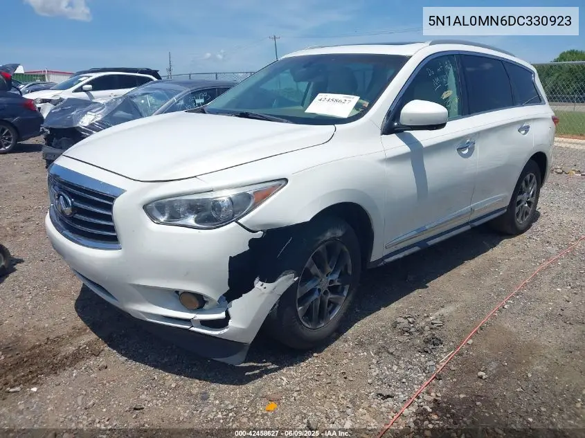 2013 Infiniti Jx35 VIN: 5N1AL0MN6DC330923 Lot: 42458627