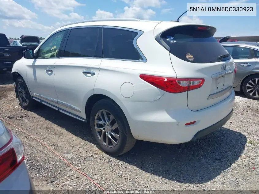 2013 Infiniti Jx35 VIN: 5N1AL0MN6DC330923 Lot: 42458627