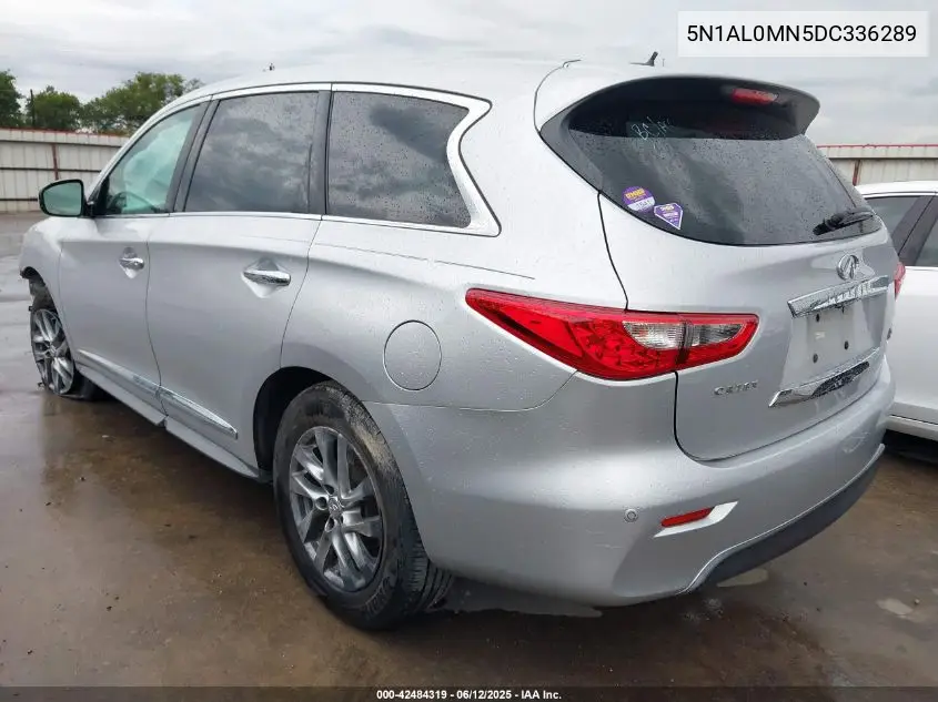 2013 Infiniti Jx35 VIN: 5N1AL0MN5DC336289 Lot: 42484319