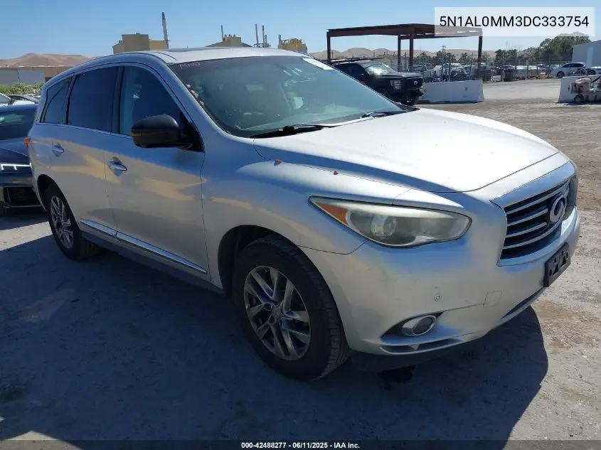2013 Infiniti Jx35 VIN: 5N1AL0MM3DC333754 Lot: 42488277