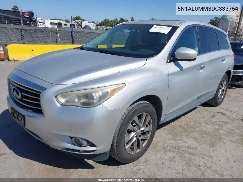 2013 Infiniti Jx35 VIN: 5N1AL0MM3DC333754 Lot: 42488277