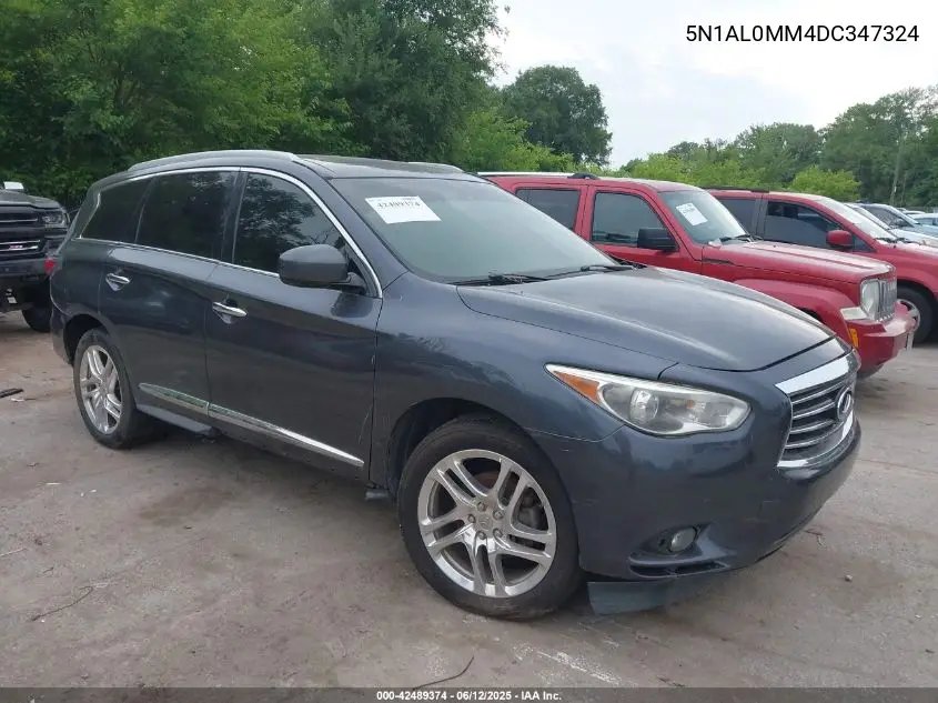 2013 Infiniti Jx35 VIN: 5N1AL0MM4DC347324 Lot: 42489374