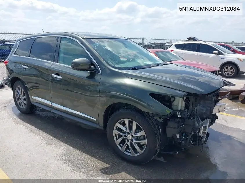 2013 Infiniti Jx35 VIN: 5N1AL0MNXDC312084 Lot: 42495171