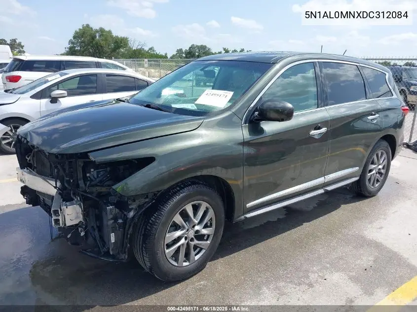 2013 Infiniti Jx35 VIN: 5N1AL0MNXDC312084 Lot: 42495171