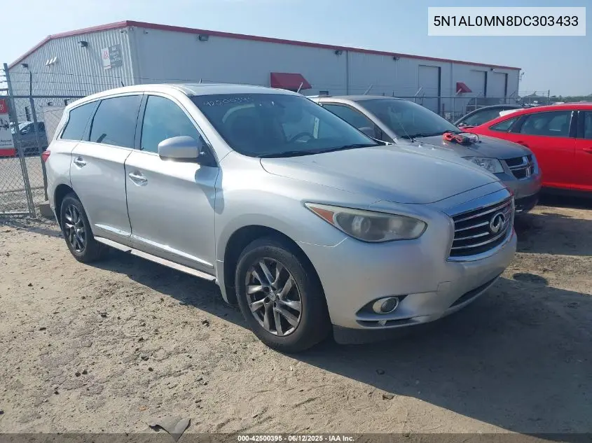 2013 Infiniti Jx35 VIN: 5N1AL0MN8DC303433 Lot: 42500395