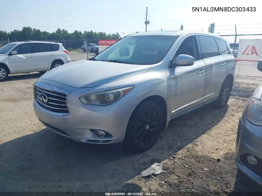 2013 Infiniti Jx35 VIN: 5N1AL0MN8DC303433 Lot: 42500395