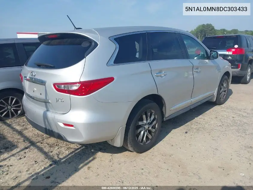 2013 Infiniti Jx35 VIN: 5N1AL0MN8DC303433 Lot: 42500395