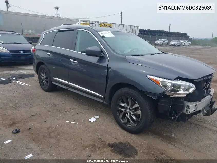 2013 Infiniti Jx35 VIN: 5N1AL0MM5DC325039 Lot: 42507687