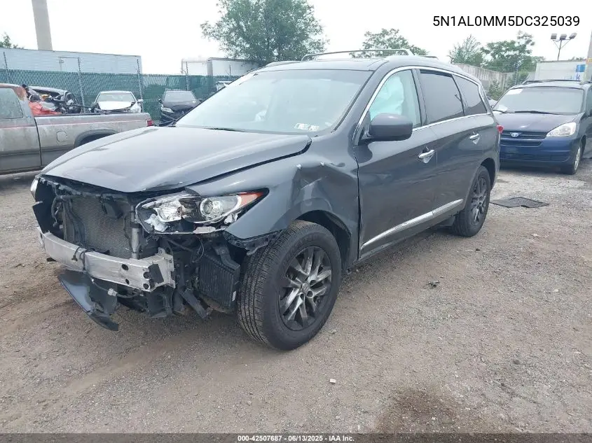 2013 Infiniti Jx35 VIN: 5N1AL0MM5DC325039 Lot: 42507687